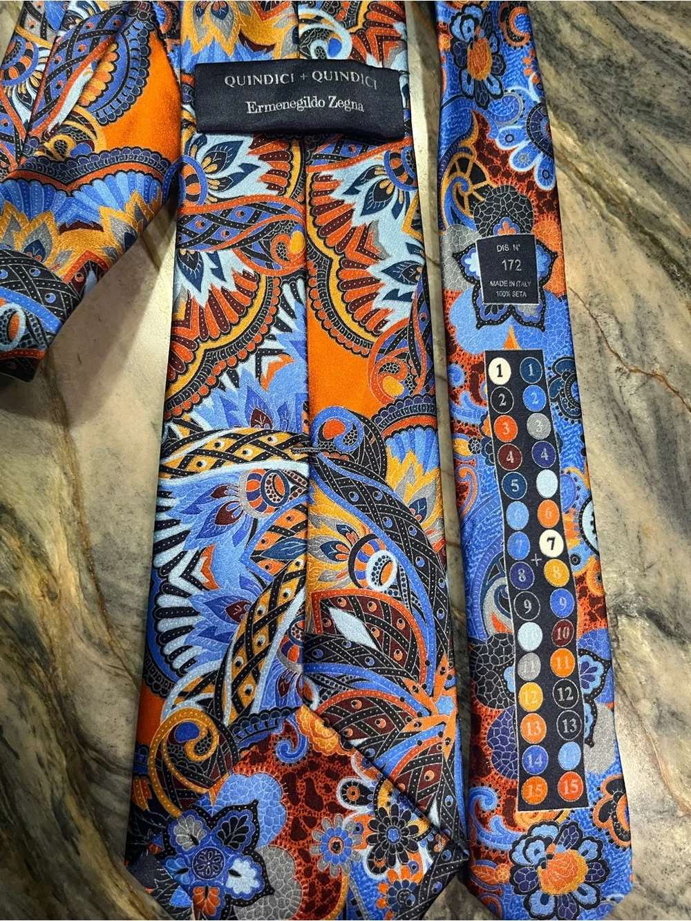 Ermenegildo Zegna Quindici + Quindici Tie
